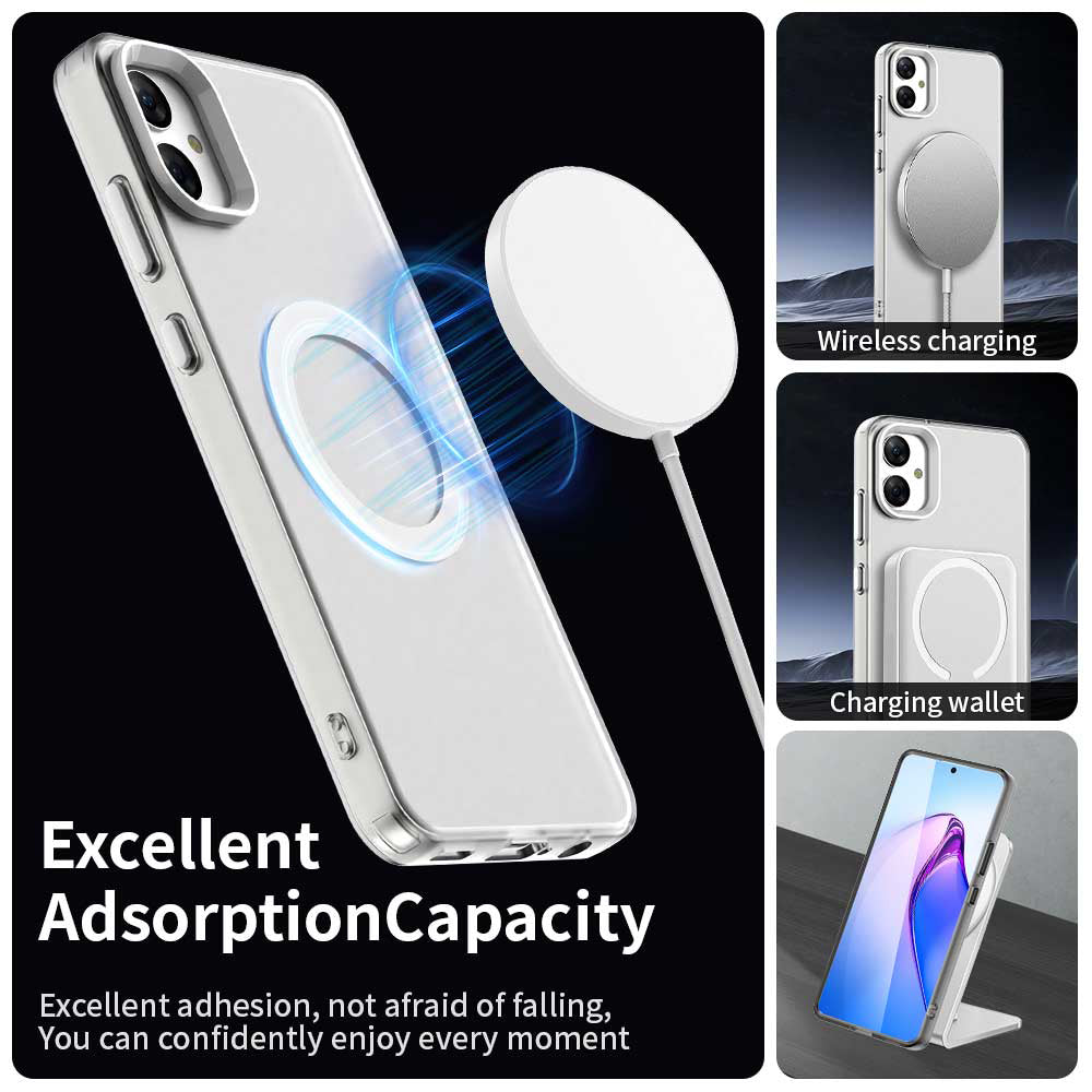 Калъф MagSafe за Samsung Galaxy A05 A055, Techsuit, CandyCase, Бял