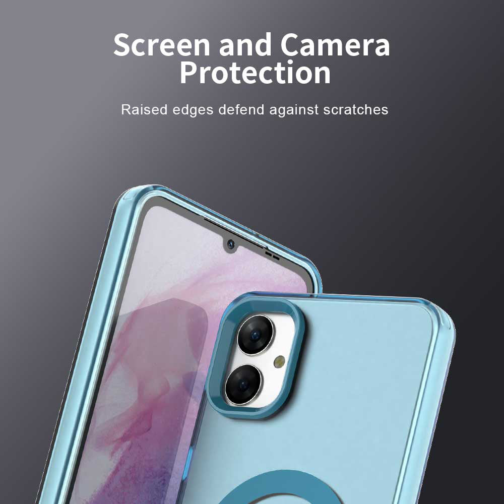 Калъф MagSafe за Samsung Galaxy A05 A055, Techsuit, CandyCase, Син