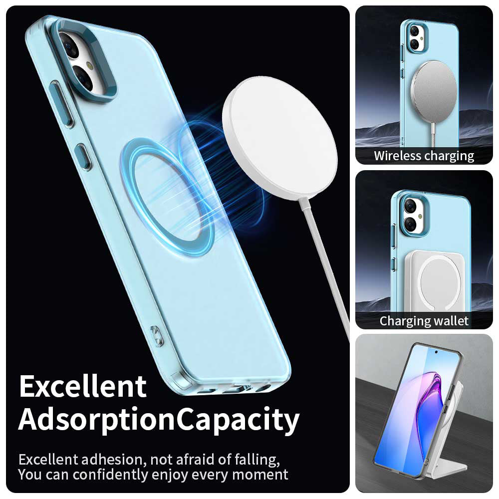 Калъф MagSafe за Samsung Galaxy A05 A055, Techsuit, CandyCase, Син