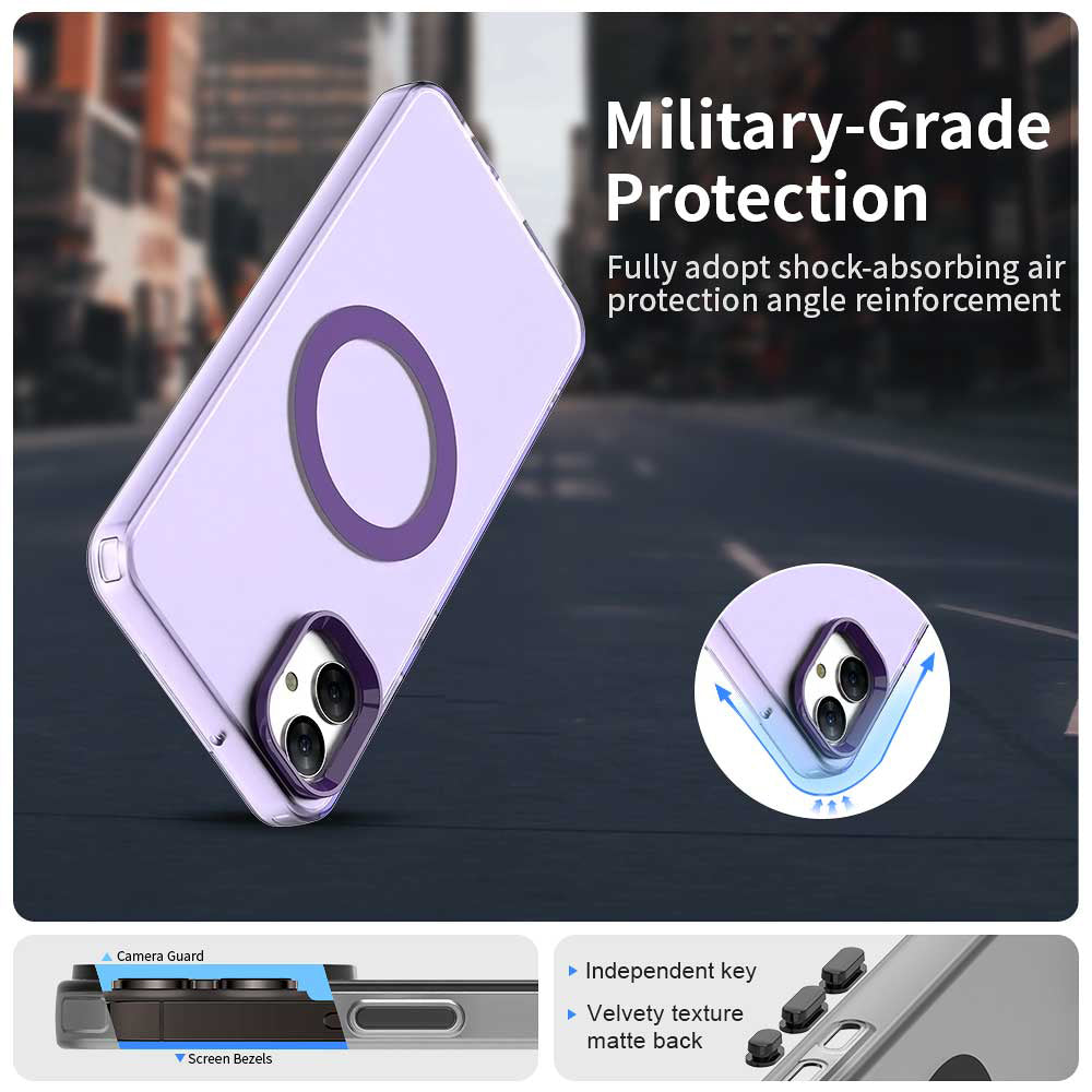 Калъф MagSafe за Samsung Galaxy A05 A055, Techsuit, CandyCase, Лилав