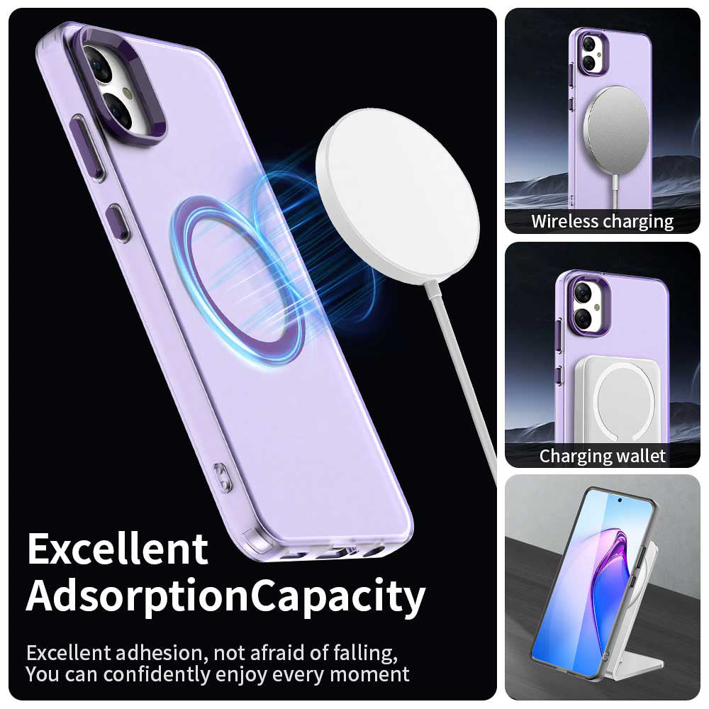 Калъф MagSafe за Samsung Galaxy A05 A055, Techsuit, CandyCase, Лилав