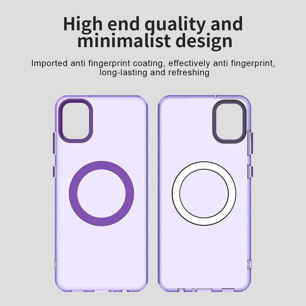 Калъф MagSafe за Samsung Galaxy A05 A055, Techsuit, CandyCase, Лилав