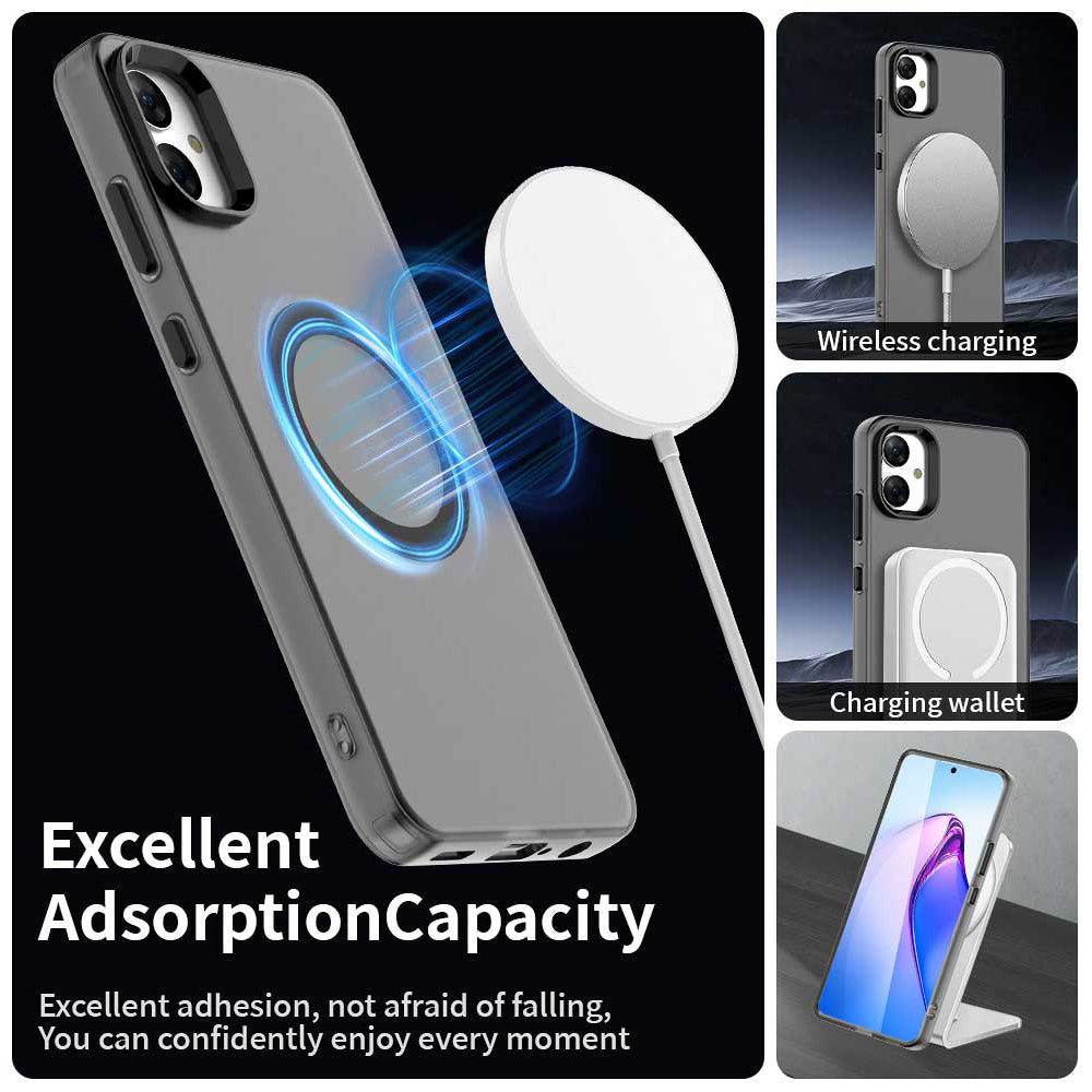 Калъф MagSafe за Samsung Galaxy A05 A055, Techsuit, CandyCase, Черен