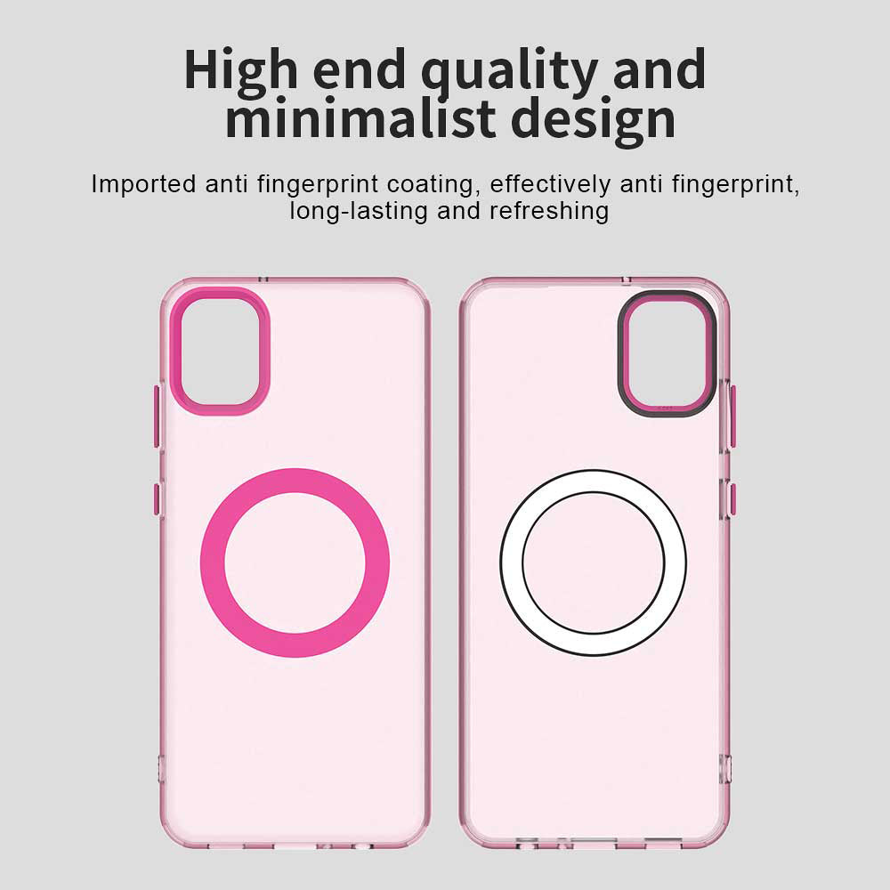 Калъф MagSafe за Samsung Galaxy A05 A055, Techsuit, CandyCase, Розов