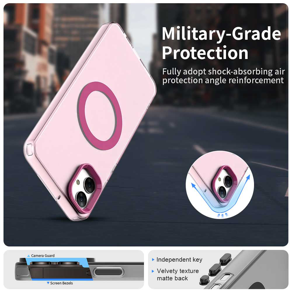 Калъф MagSafe за Samsung Galaxy A05 A055, Techsuit, CandyCase, Розов