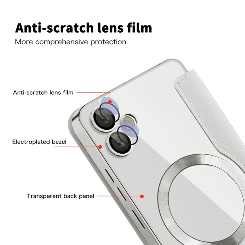Калъф MagSafe за Samsung Galaxy A05 A055, Techsuit, SmartMag Book, Сив