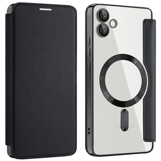 Калъф MagSafe за Samsung Galaxy A05 A055, Techsuit, SmartMag Book, Черен