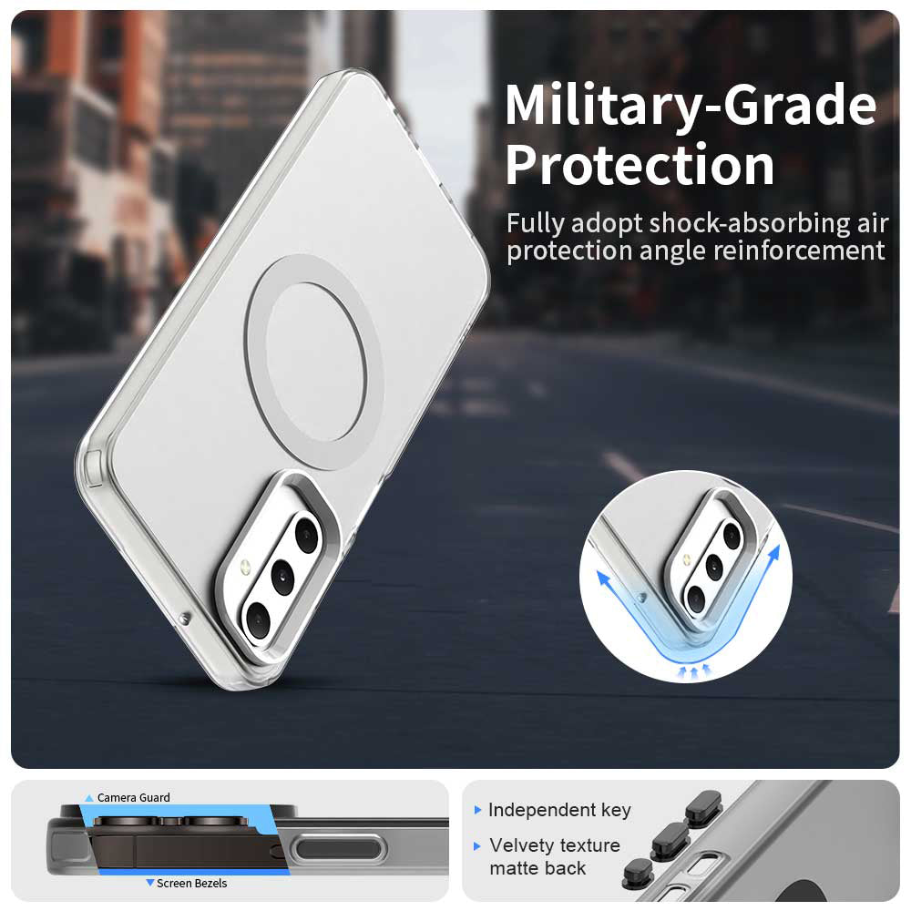 Калъф MagSafe за Samsung Galaxy A05s A057, Techsuit, CandyCase, Бял