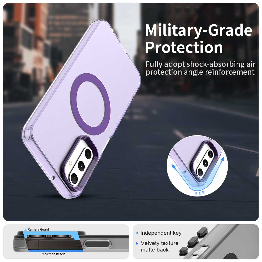 Калъф MagSafe за Samsung Galaxy A05s A057, Techsuit, CandyCase, Лилав