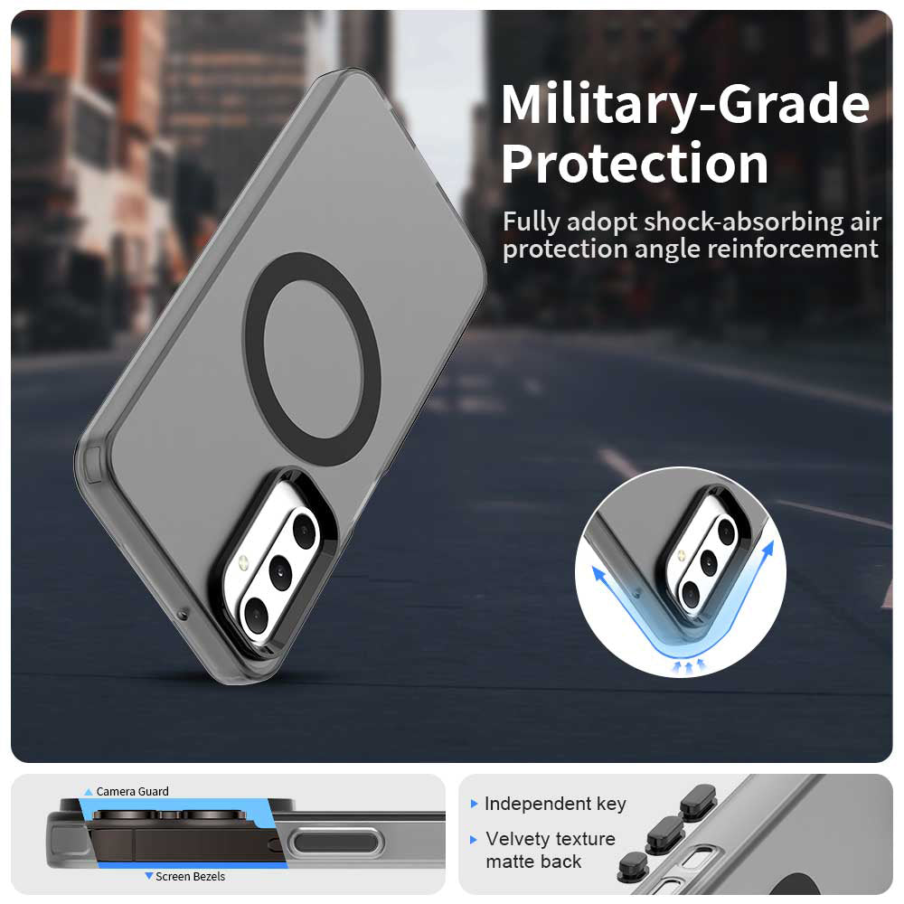 Калъф MagSafe за Samsung Galaxy A05s A057, Techsuit, CandyCase, Черен