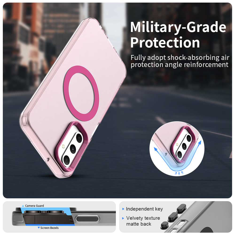 Калъф MagSafe за Samsung Galaxy A05s A057, Techsuit, CandyCase, Розов
