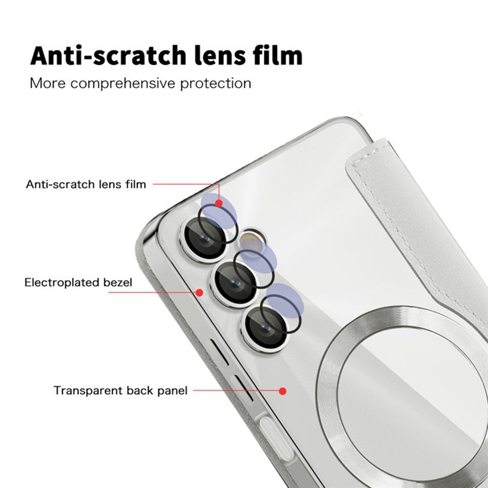 Калъф MagSafe за Samsung Galaxy A05s A057, Techsuit, SmartMag Book, Сив