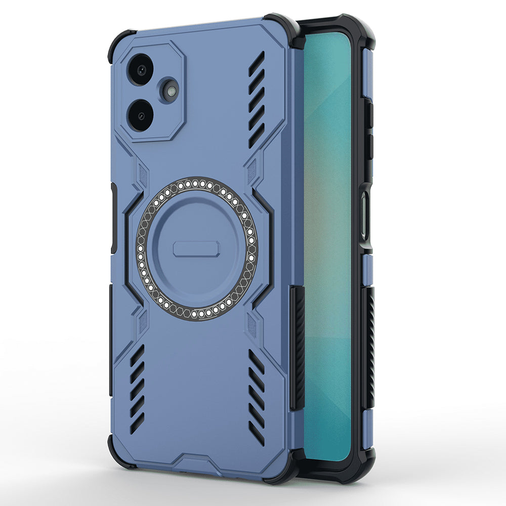MagSafe калъф за Samsung Galaxy A06 A065, Techsuit, ArmorMag, Син