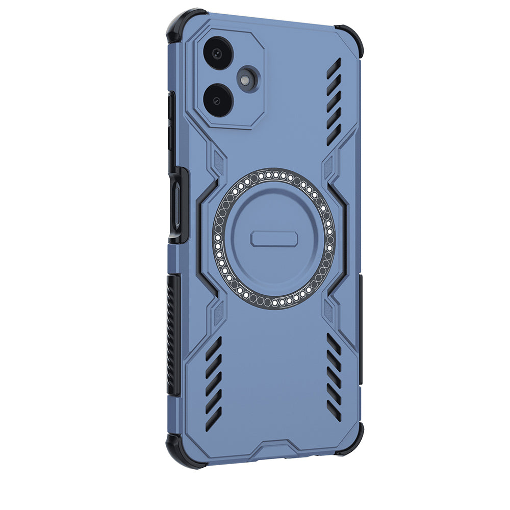 MagSafe калъф за Samsung Galaxy A06 A065, Techsuit, ArmorMag, Син