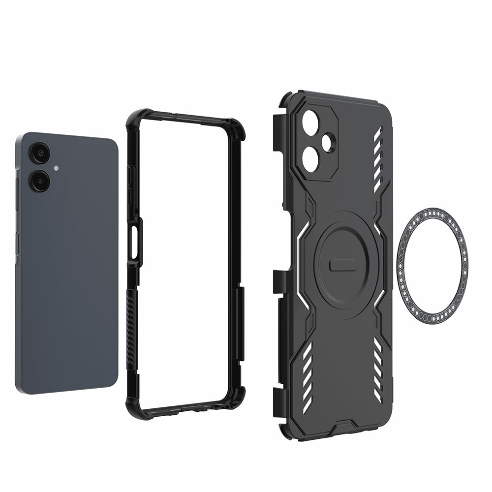 MagSafe калъф за Samsung Galaxy A06 A065, Techsuit, ArmorMag, Син