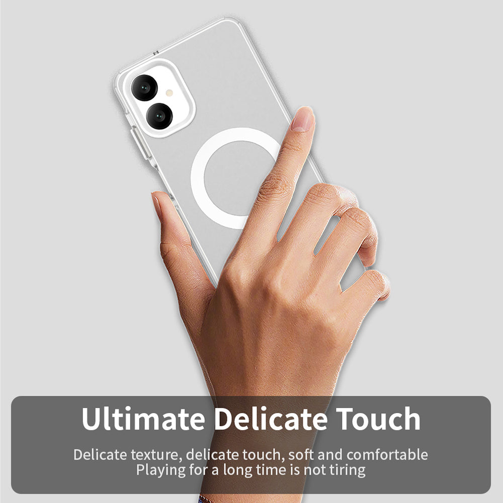 Калъф MagSafe за Samsung Galaxy A06 A065, Techsuit, CandyCase, Бял