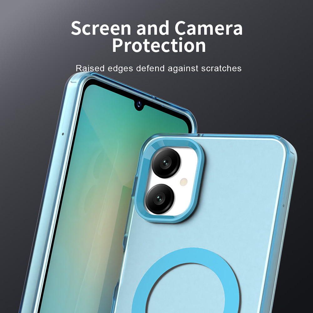 Калъф MagSafe за Samsung Galaxy A06 A065, Techsuit, CandyCase, Син