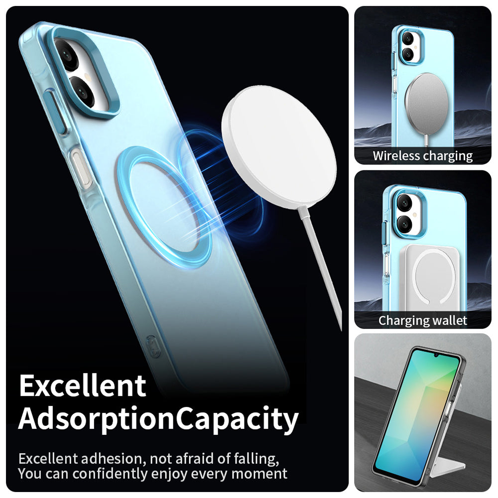 Калъф MagSafe за Samsung Galaxy A06 A065, Techsuit, CandyCase, Син