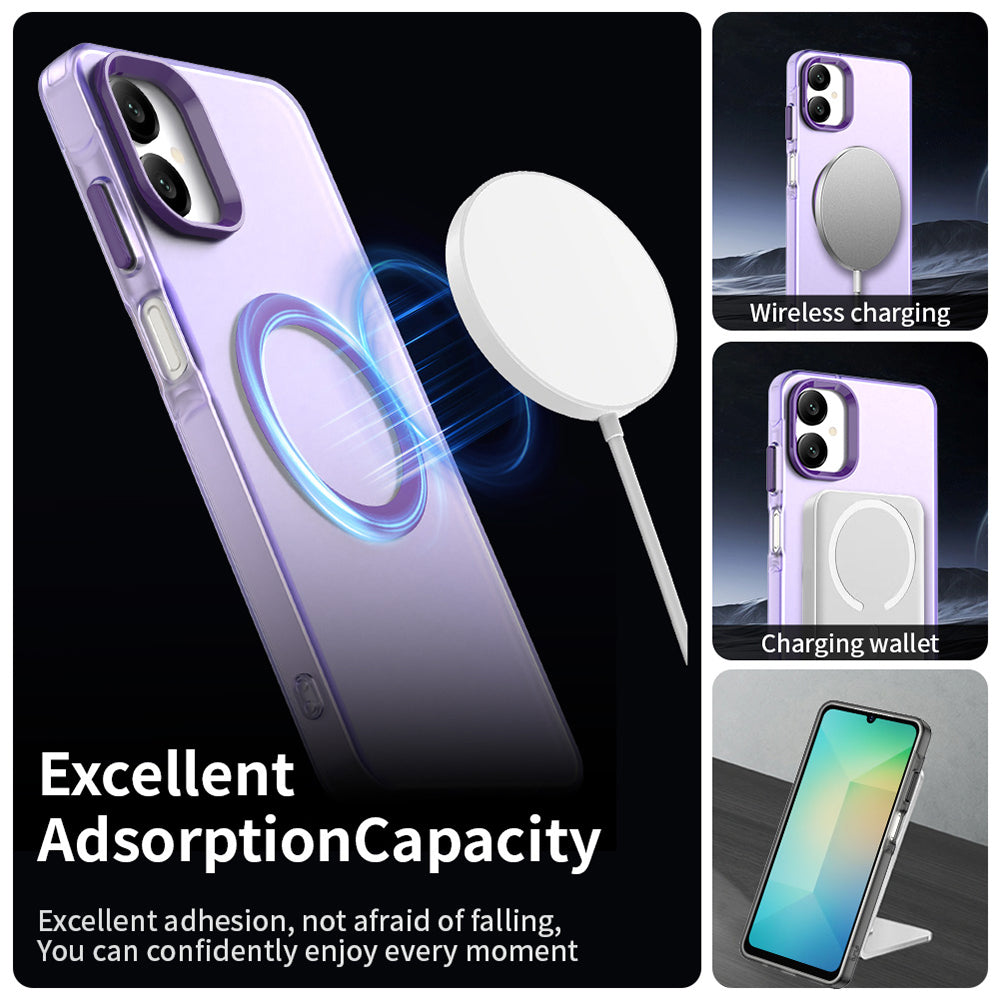 Калъф MagSafe за Samsung Galaxy A06 A065, Techsuit, CandyCase, Лилав