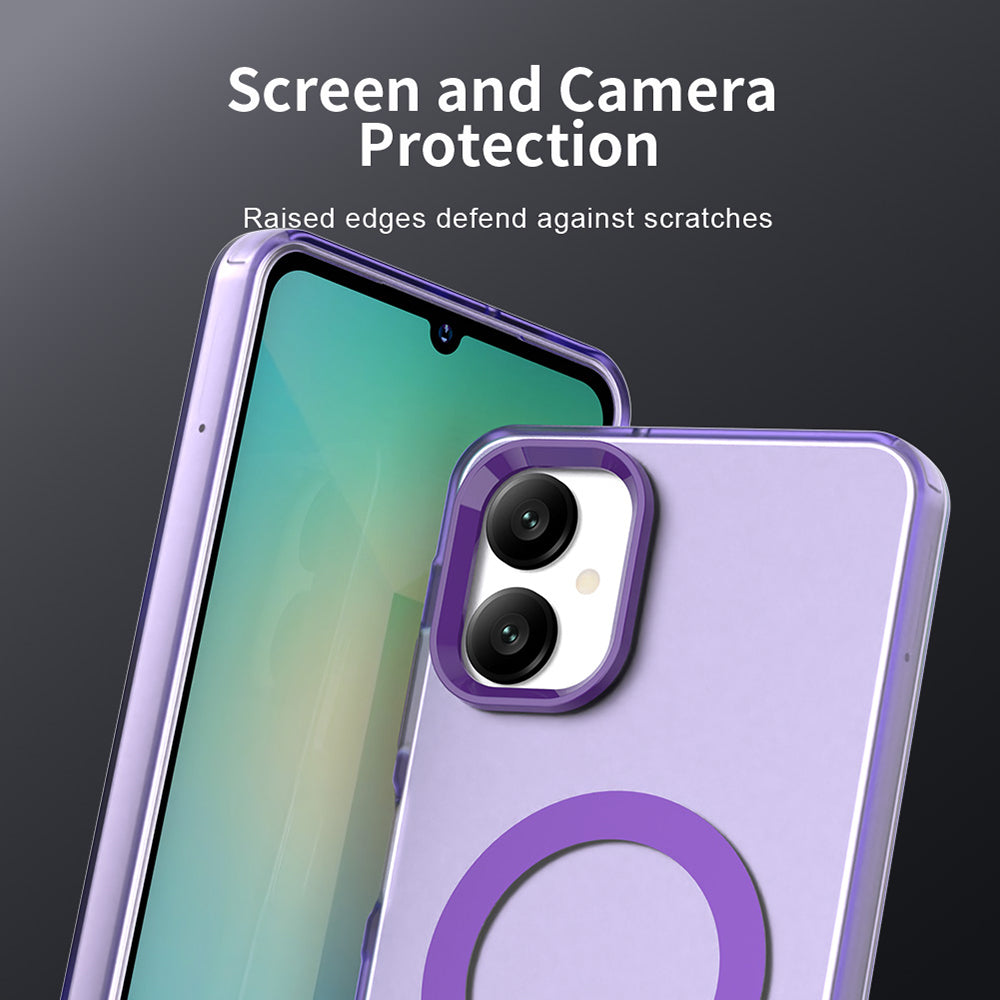 Калъф MagSafe за Samsung Galaxy A06 A065, Techsuit, CandyCase, Лилав