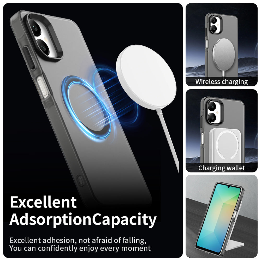 Калъф MagSafe за Samsung Galaxy A06 A065, Techsuit, CandyCase, Черен