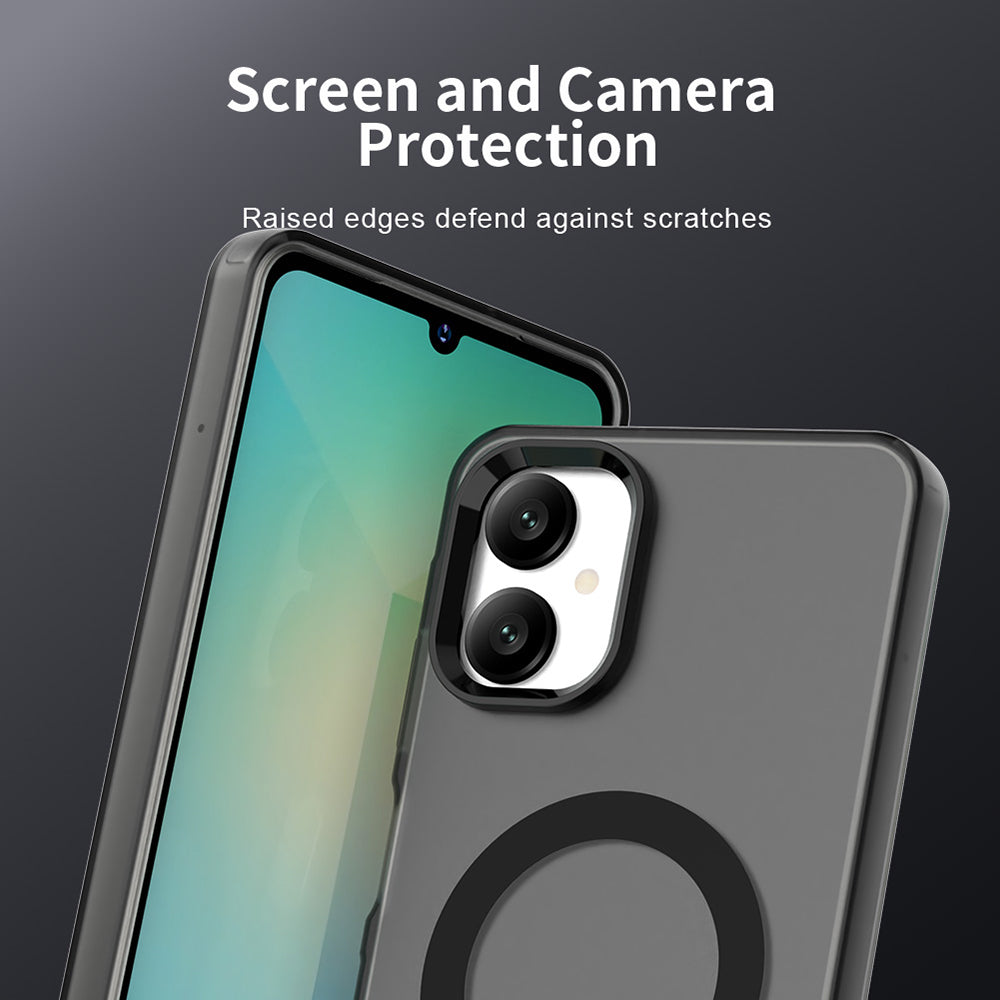 Калъф MagSafe за Samsung Galaxy A06 A065, Techsuit, CandyCase, Черен
