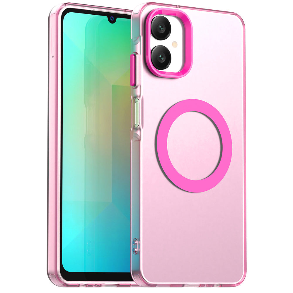 Калъф MagSafe за Samsung Galaxy A06 A065, Techsuit, CandyCase, Розов