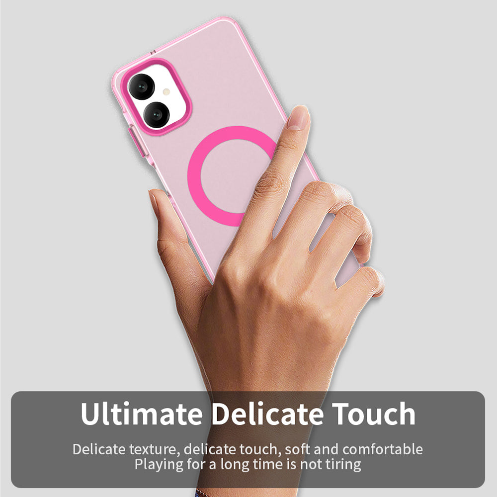 Калъф MagSafe за Samsung Galaxy A06 A065, Techsuit, CandyCase, Розов