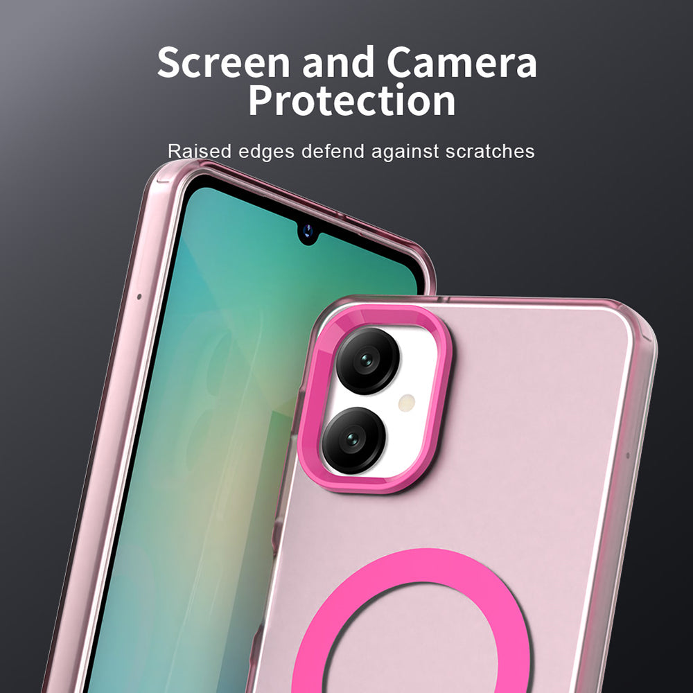 Калъф MagSafe за Samsung Galaxy A06 A065, Techsuit, CandyCase, Розов
