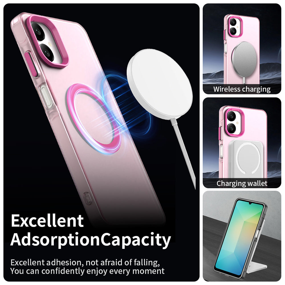 Калъф MagSafe за Samsung Galaxy A06 A065, Techsuit, CandyCase, Розов