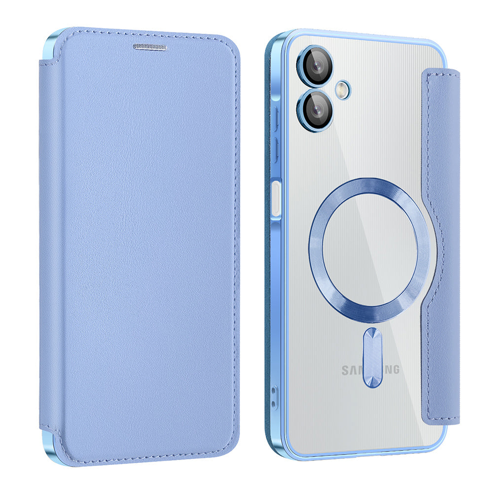 Калъф MagSafe за Samsung Galaxy A06 A065, Techsuit, SmartMag Book, Син