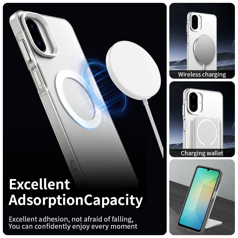 Калъф MagSafe за Samsung Galaxy A07 4G A075, Techsuit, CandyCase, Бял