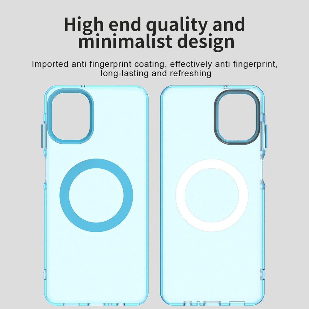 Калъф MagSafe за Samsung Galaxy A07 4G A075, Techsuit, CandyCase, Син