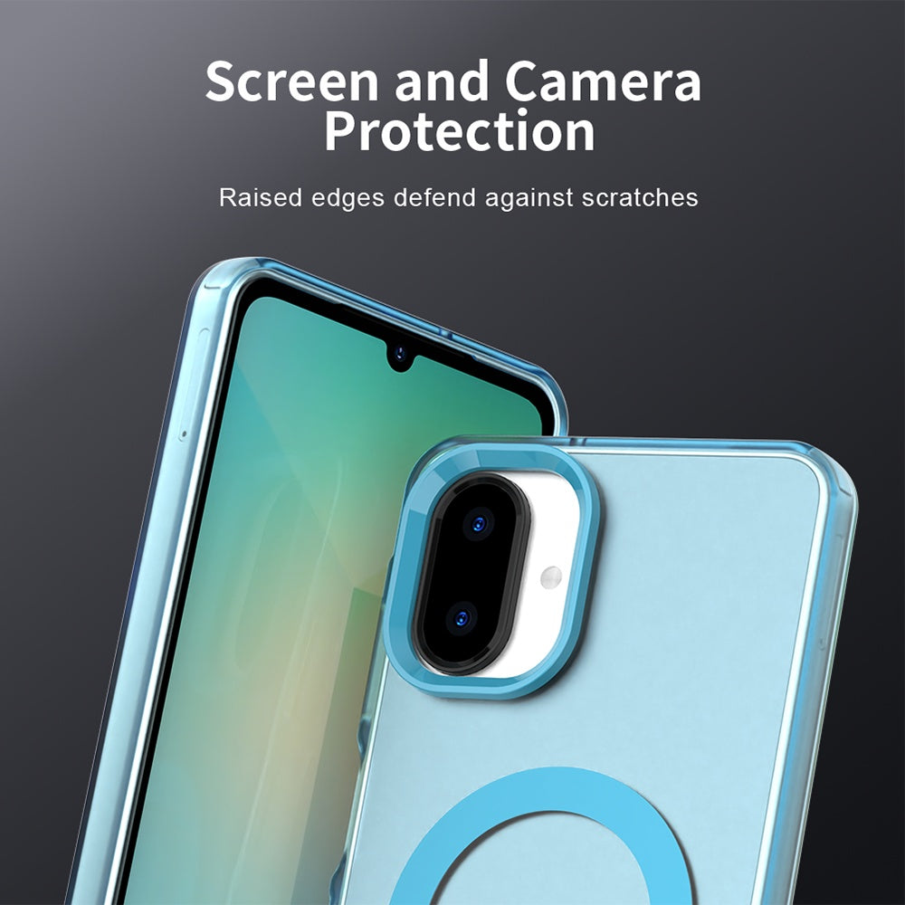 Калъф MagSafe за Samsung Galaxy A07 4G A075, Techsuit, CandyCase, Син