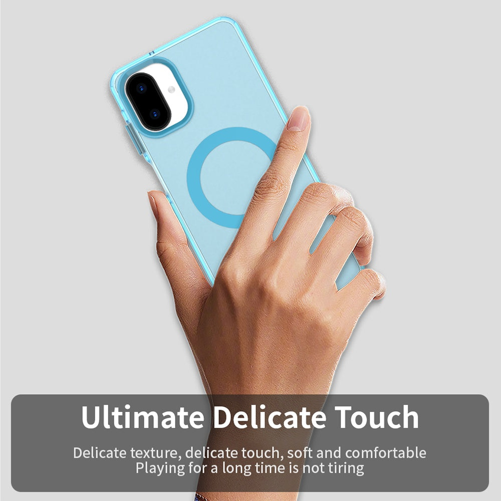 Калъф MagSafe за Samsung Galaxy A07 4G A075, Techsuit, CandyCase, Син