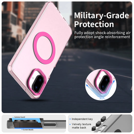Калъф MagSafe за Samsung Galaxy A07 4G A075, Techsuit, CandyCase, Розов