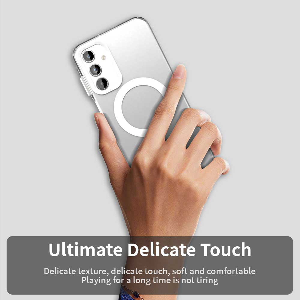 Калъф MagSafe за Samsung Galaxy A15 5G A156 / A15 A155, Techsuit, CandyCase, Бял