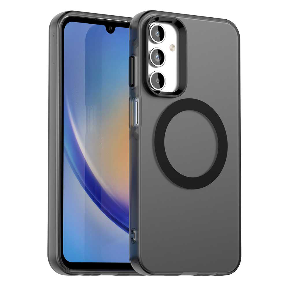 MagSafe калъф за Samsung Galaxy A15 5G A156 / A15 A155, Techsuit, CandyCase, Черен