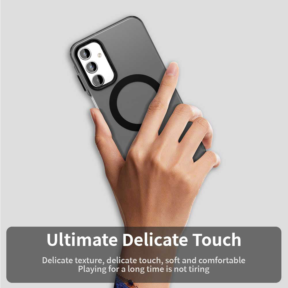 MagSafe калъф за Samsung Galaxy A15 5G A156 / A15 A155, Techsuit, CandyCase, Черен