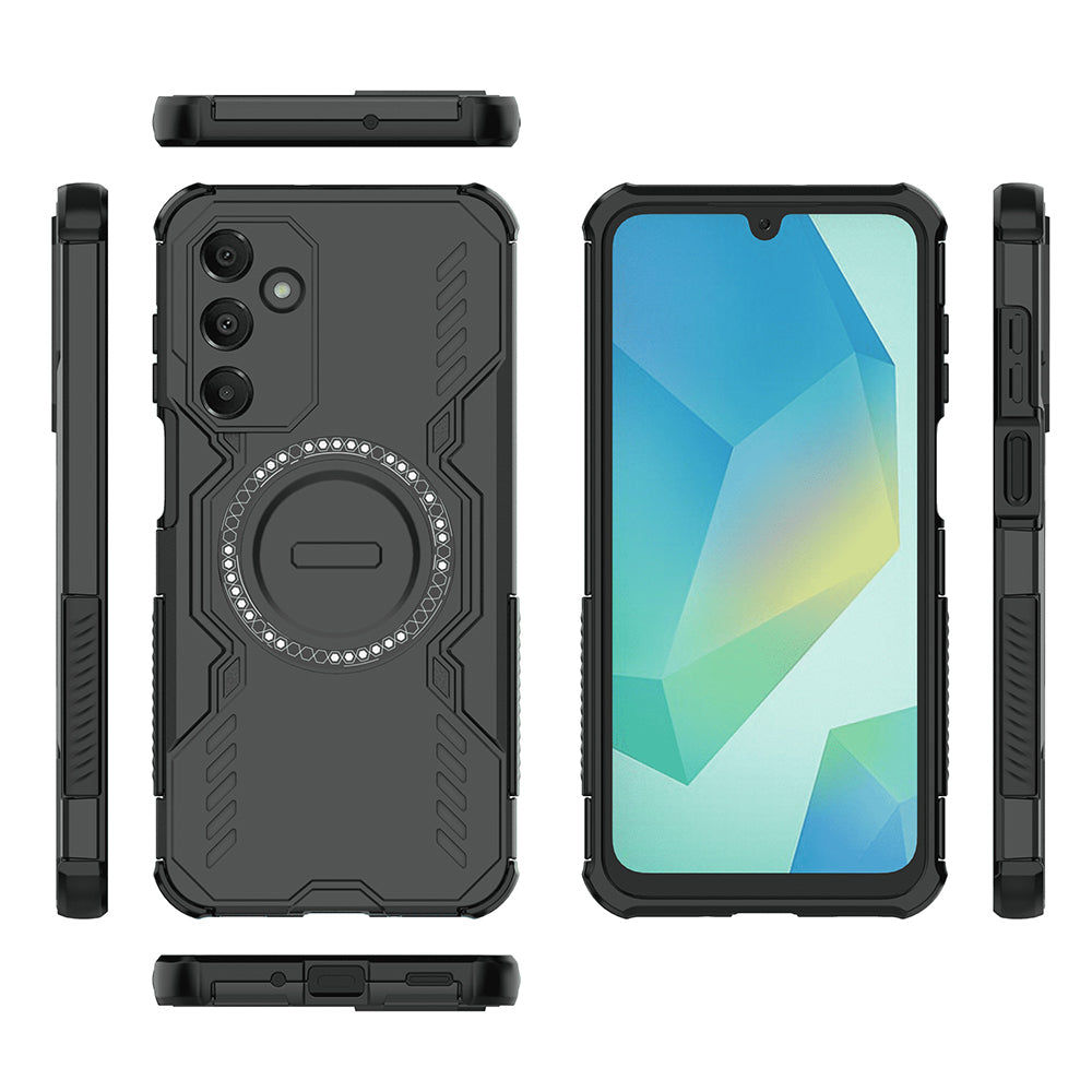 Калъф MagSafe за Samsung Galaxy A16 5G A166 / A16 4G A165, Techsuit, ArmorMag, Черен