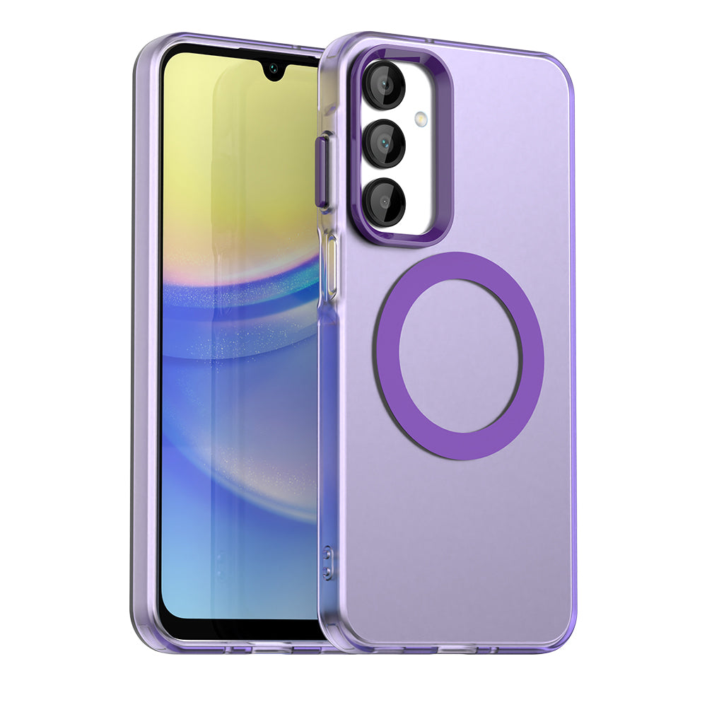 Калъф MagSafe за Samsung Galaxy A16 5G A166 / A16 4G A165, Techsuit, CandyCase, Лилав