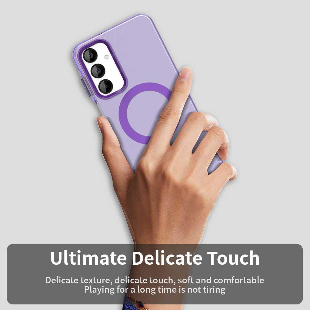 Калъф MagSafe за Samsung Galaxy A16 5G A166 / A16 4G A165, Techsuit, CandyCase, Лилав