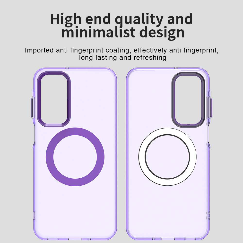 Калъф MagSafe за Samsung Galaxy A16 5G A166 / A16 4G A165, Techsuit, CandyCase, Лилав