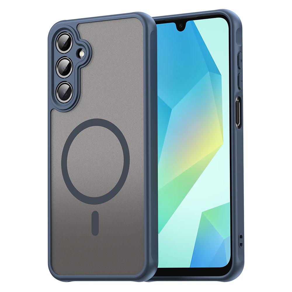 Калъф MagSafe за Samsung Galaxy A16 5G A166 / A16 4G A165, Techsuit, HaloFrost II, Тъмносин