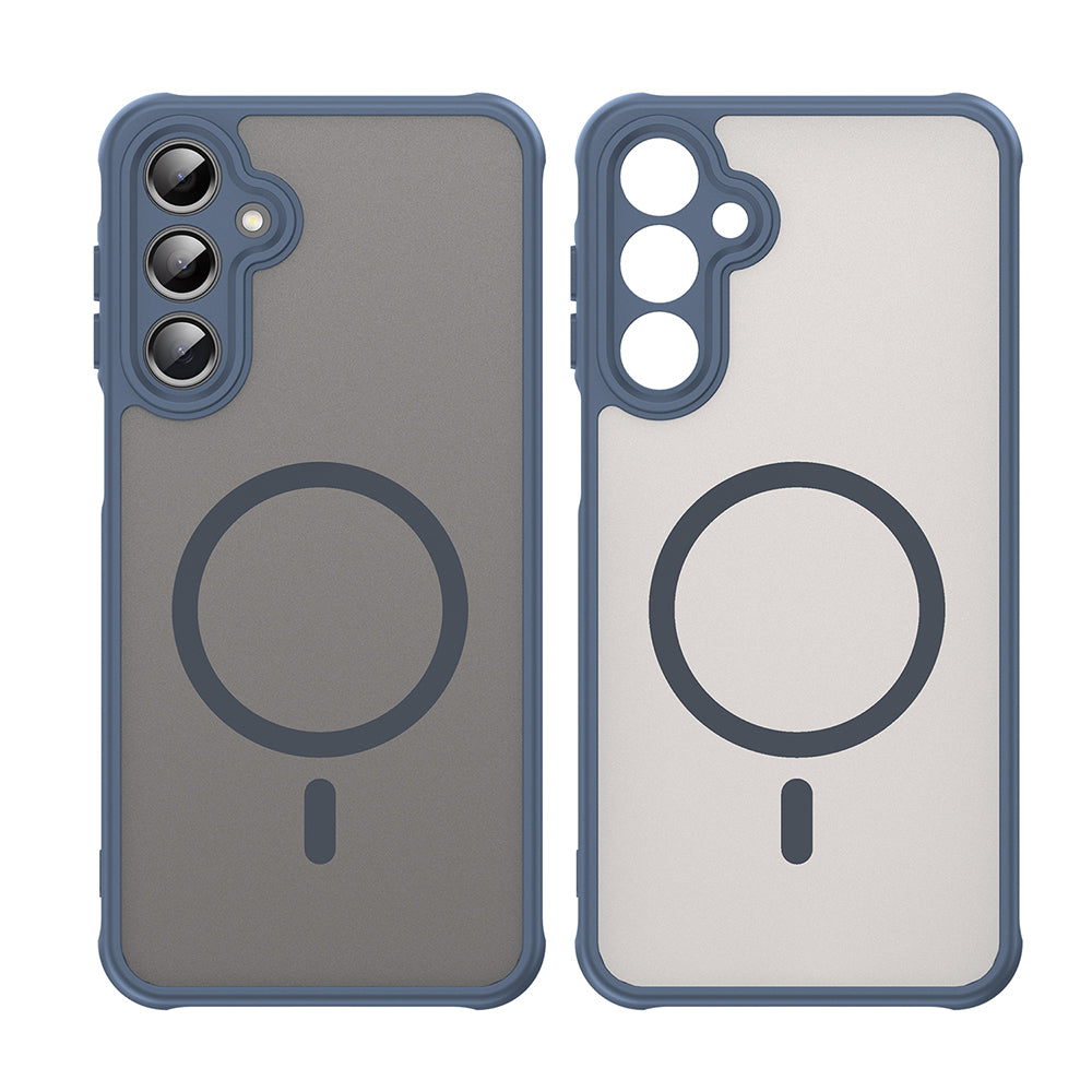 Калъф MagSafe за Samsung Galaxy A16 5G A166 / A16 4G A165, Techsuit, HaloFrost II, Тъмносин