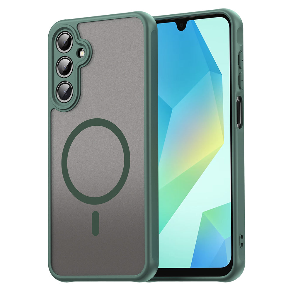 Калъф MagSafe за Samsung Galaxy A16 5G A166 / A16 4G A165, Techsuit, HaloFrost II, Зелен