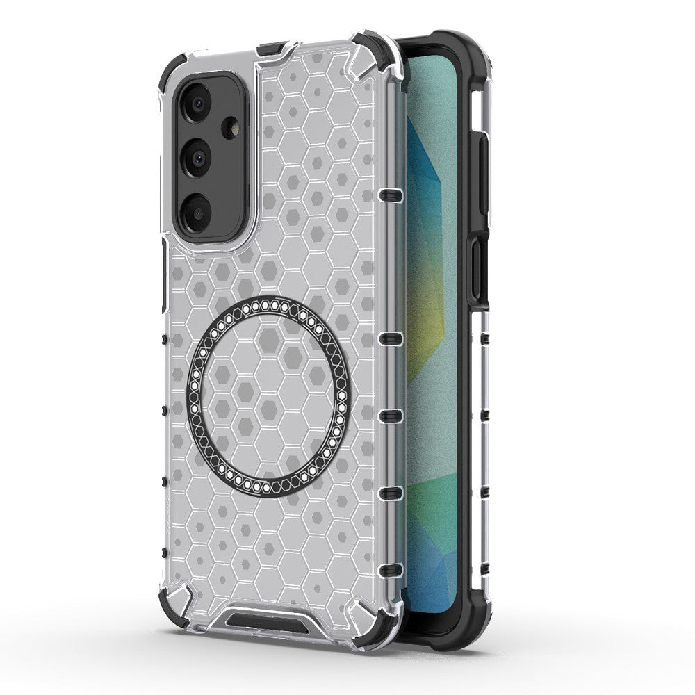 Калъф MagSafe за Samsung Galaxy A16 5G A166 / A16 4G A165, Techsuit, HoneyComb Shield, Бял