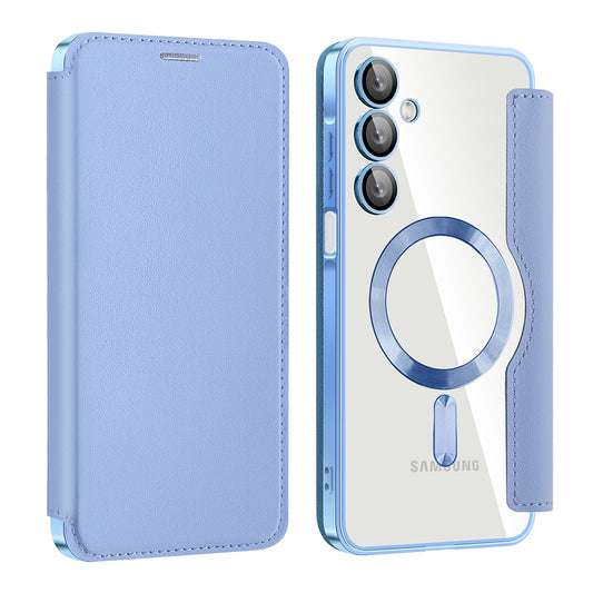 Калъф MagSafe за Samsung Galaxy A16 5G A166 / A16 4G A165, Techsuit, SmartMag Book, Син