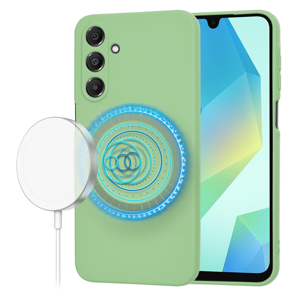 Калъф MagSafe за Samsung Galaxy A16 5G A166 / A16 4G A165, Techsuit, SoftFlex, Светлозелен