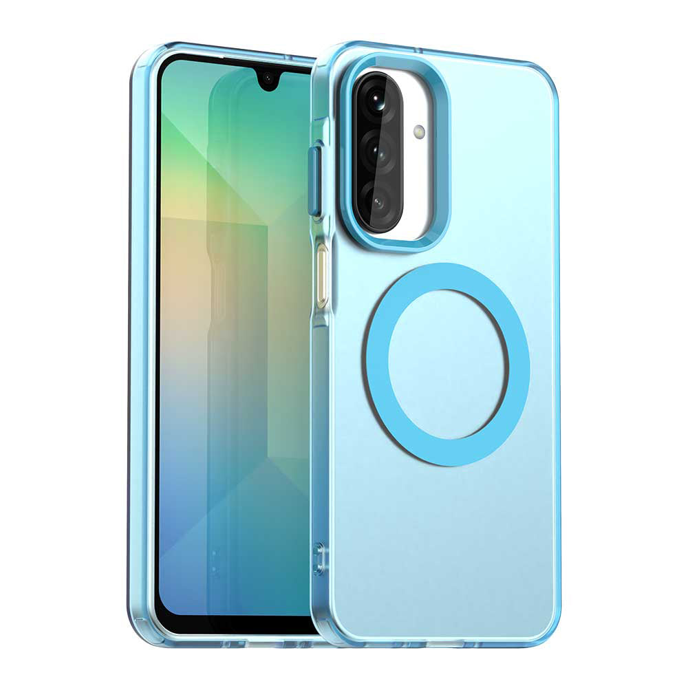 Калъф MagSafe за Samsung Galaxy A18 5G A186 / A18 4G A185 / F17 / M17 / A17 4G A175, Techsuit, CandyCase, Син